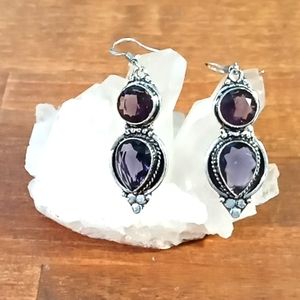 Amethyst Dangle Earrings